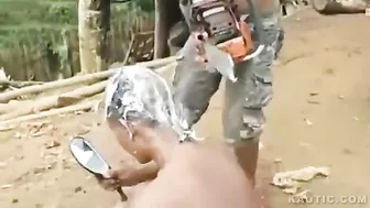 Chainsaw Haircut