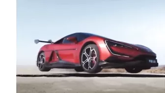 Chinese Electric Supercar Can Jump Over Potholes And Police Nails