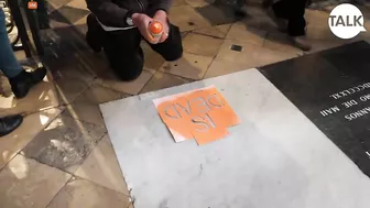 Climate Change Idiots Vandalize Charles Darwin's Grave