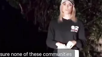 Ignorant Blonde Reporter Mistakes Mountain Lion For Dog