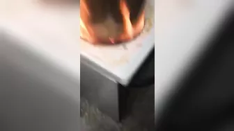 Preparing French Fries With Boiling Tar