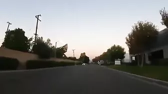 Crazy Karen Tries To Stop A Motorcycle With Her Feet