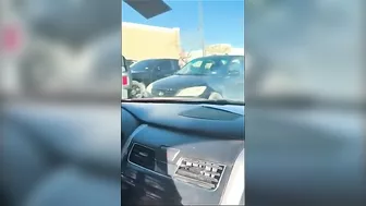 Crazy Parking Lot Karen Attacks Young Woman