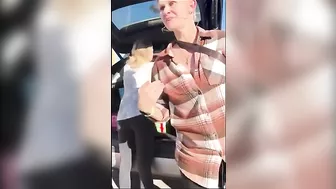 Crazy Parking Lot Karen Attacks Young Woman