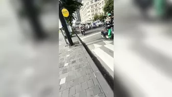 Crossing The Road In Vietnam