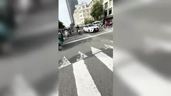 Crossing The Road In Vietnam