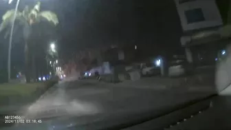 Dashcam Footage Shows Rocket Strikes In Central Israel