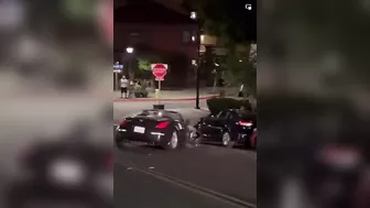 Desperate Drunk Girl Crashes Her Car And Somehow Drives Away