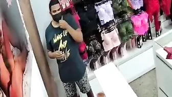 Desperate Man Fucks Woman In Lingerie Store