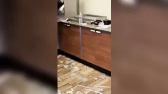 Destroyed Fast Food Restaurant