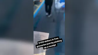 Dishonest Woman Found A Receipt In Front Of Walmart And Went Inside