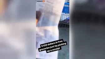 Dishonest Woman Found A Receipt In Front Of Walmart And Went Inside