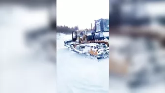 The Driver Sank His Machine Into The Frozen River Bottom