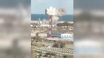 Drone Attacks On Russian Naval Base In Dagestan