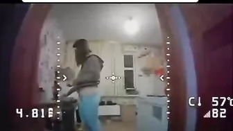 Drone And Woman's Butt
