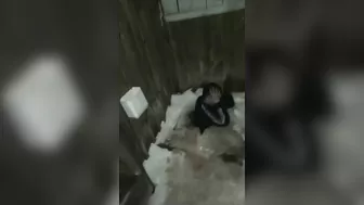 A Drunk Man Fell Into An Outdoor Toilet And Froze All Night