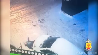 Drunk Man Falls In The Wrong Place
