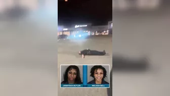 Drunk Woman Tries To Escape Arrest And Drives Away With Police