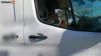 A Man Driving A Van With A Gun Pointed At His Car Is Being Harassed By A Narcissistic Asshole