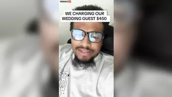 This Guy Charged His Wedding Guests $450