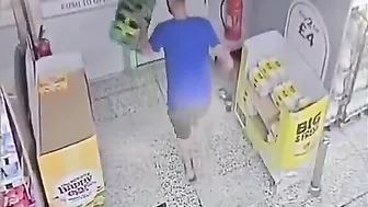 The Idiot Limped Away With A Broken Leg.