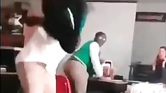 Fat Black Guy Bangs Girl's Ass Hard