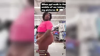 Fat Black Woman Tries To Do IG Live But Gets Interrupted