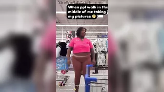 Fat Black Woman Tries To Do IG Live But Gets Interrupted