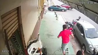 A Woman Suffered Cramps In The Pillion Seat After The Accident - She Wasn't Wearing A Helmet