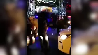 Right-handed Woman Vs. Big Man Who Is About To Be Humiliated