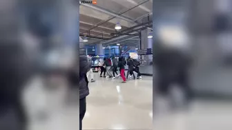 Football Match At AT&T Stadium Descends Into Chaos