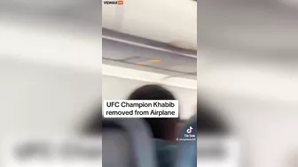 Former UFC Champion Khabib Nurmagomedov Kicked Off Plane