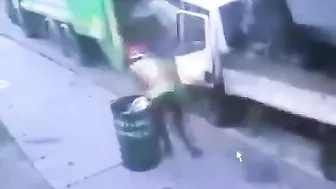 Garbage Man Spends His Last Day On The Job On Watch