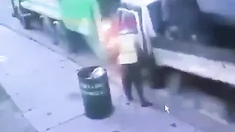 Garbage Man Spends His Last Day On The Job On Watch