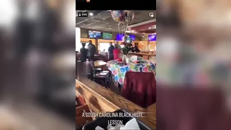 Huge Black Man Brutally Attacks Old Man