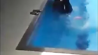Grandma Pushed A Friend In The Pool