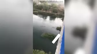 A Group Of People Walking Found A Man Jumping From A Bridge And Died