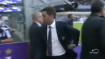 One Guy Gets Angry Because His Team Is Losing And Starts Fighting For The Ball.