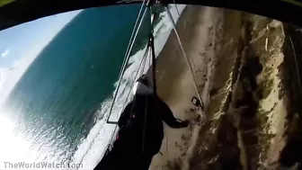 Hang Gliding Nightmare: Man Hits Ground Hard