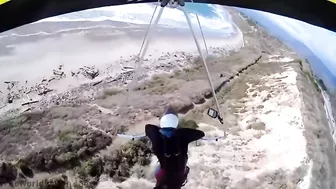 Hang Gliding Nightmare: Man Hits Ground Hard