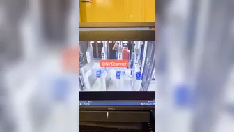 Horrifying Footage Shows Man Being Pushed In Front Of Train
