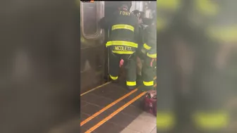 Horrifying Footage Shows Man Being Pushed In Front Of Train