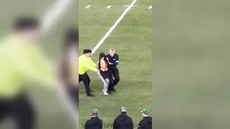 Hot Busty Woman Interrupts Steelers Game