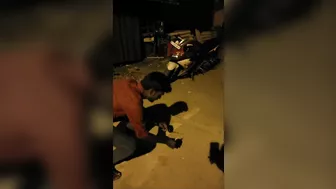 Idiot Uses Fuse To Light Firecrackers And Holds Firecrackers