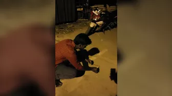 Idiot Uses Fuse To Light Firecrackers And Holds Firecrackers