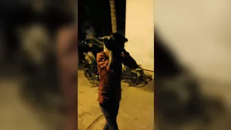 Idiot Uses Fuse To Light Firecrackers And Holds Firecrackers
