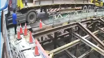 Falling Into The Abyss - Luckily He Was Wearing A Helmet