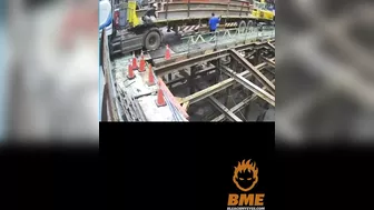 Falling Into The Abyss - Luckily He Was Wearing A Helmet