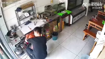 Man's Pants Burned In Kitchen Gas Explosion
