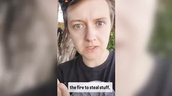 Liberal White Woman Says Looters Are Stealing From Wildfire Victims